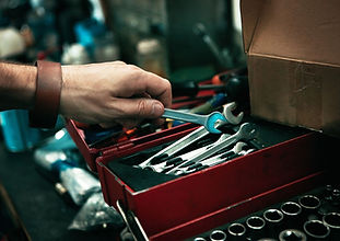 In-shop small engine repair