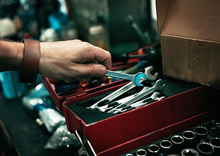 In-shop small engine repair